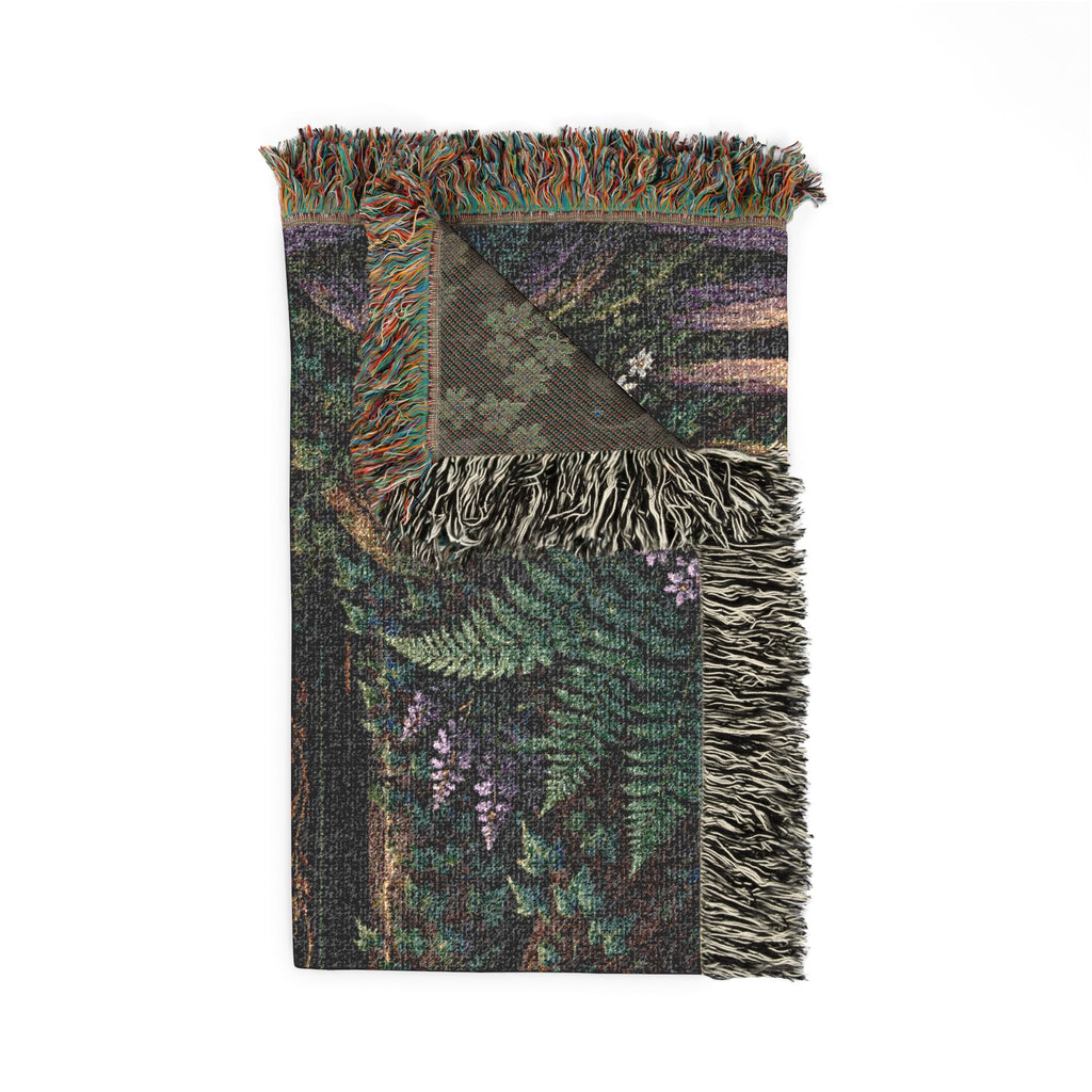 Enchanted Forest Moonlight Woven Blanket