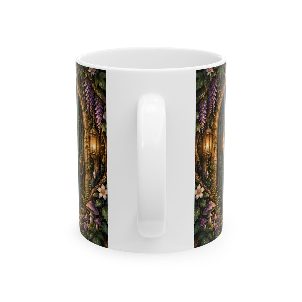 Enchanted Moonlit Forest Ceramic Mug