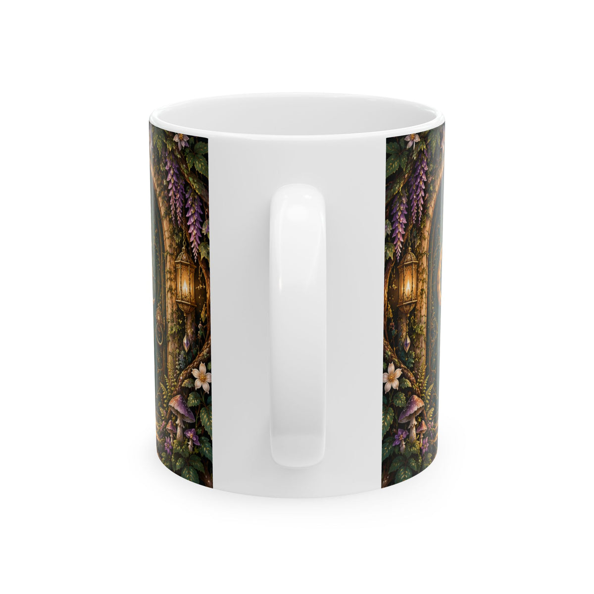 Enchanted Moonlit Forest Ceramic Mug
