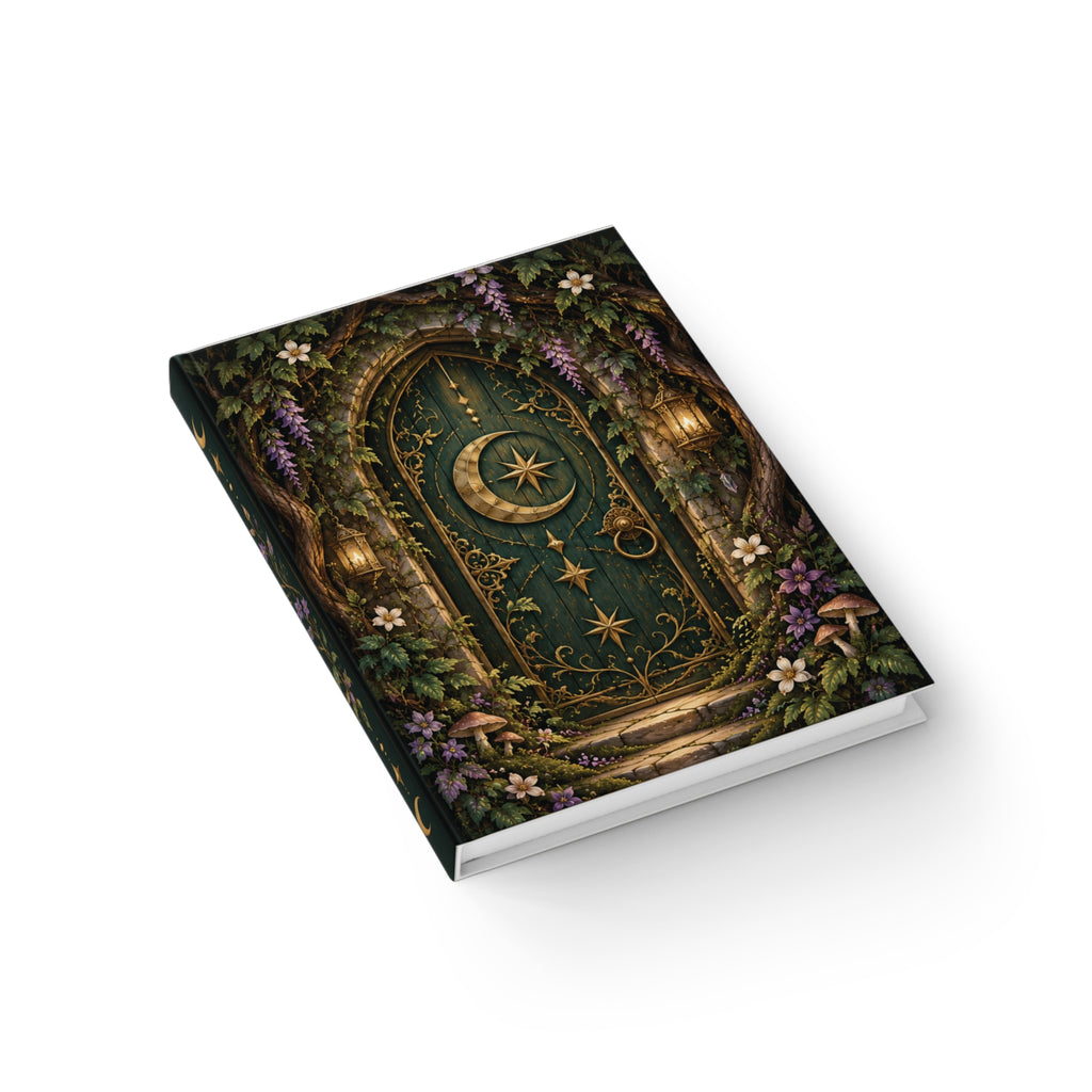 Enchanted Forest Door - Ruled Journal