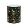Enchanted Moonlit Forest Ceramic Mug