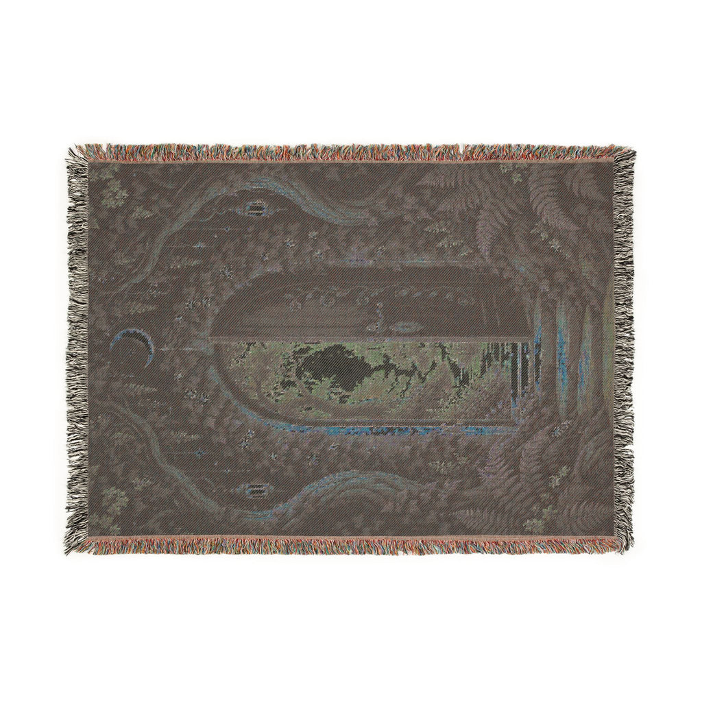 Enchanted Forest Moonlight Woven Blanket