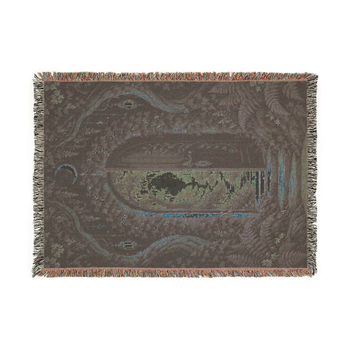 Enchanted Forest Moonlight Woven Blanket