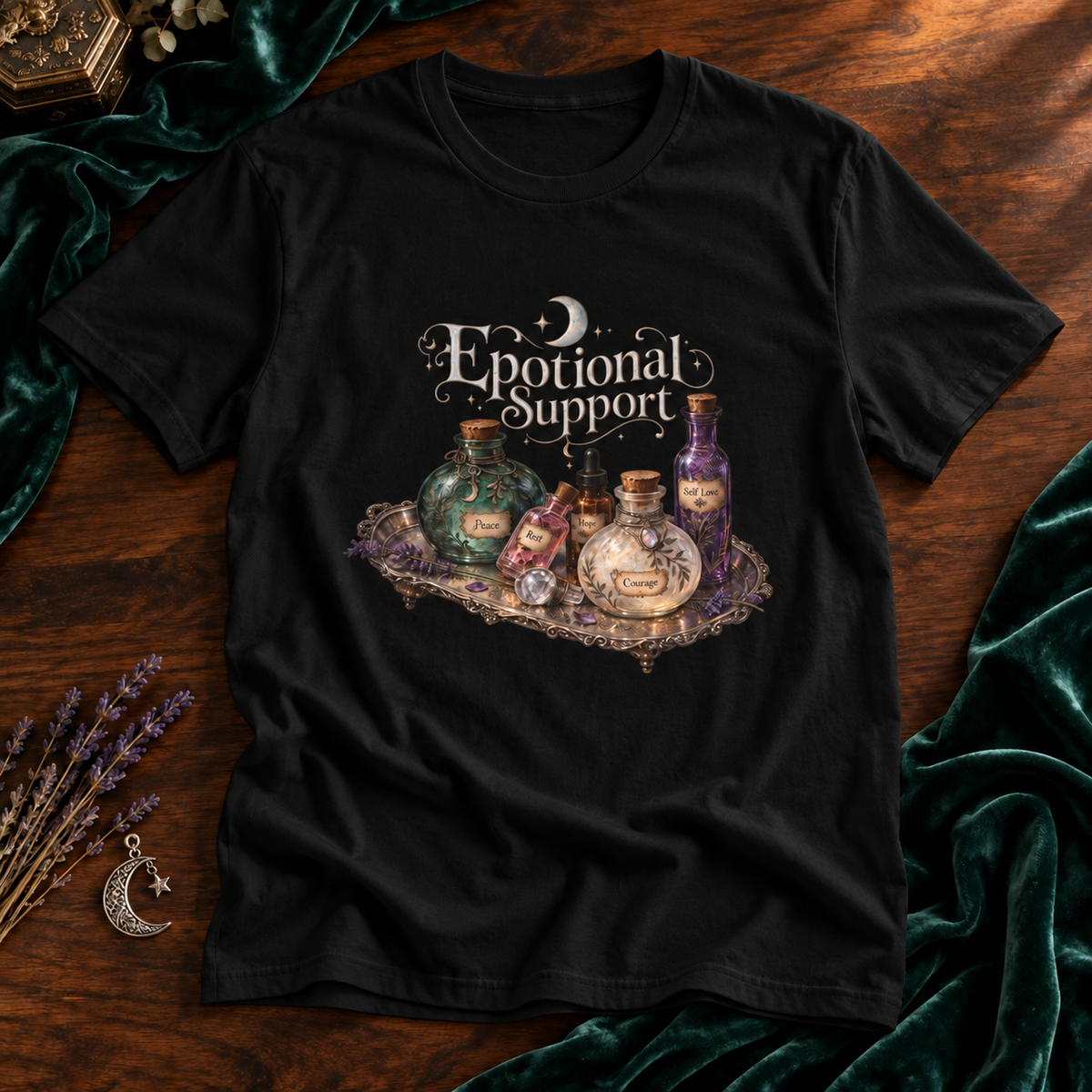 Emotional Support Potion Bottles Tee
