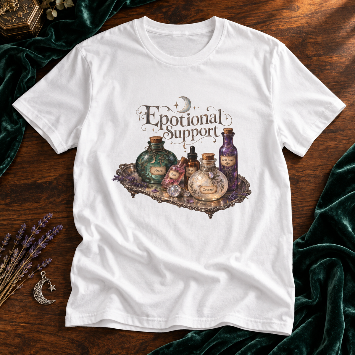 Emotional Support Potion Bottles Tee