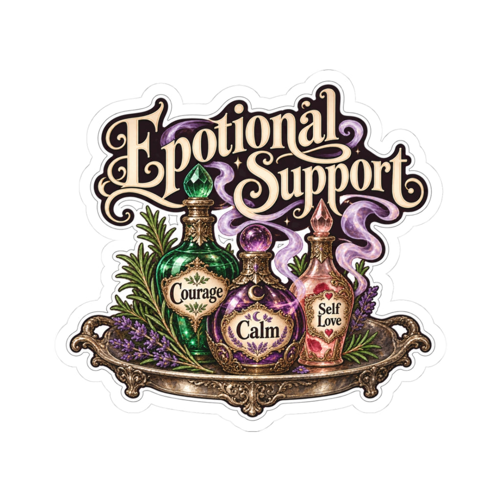 Emotional Support Potions - Kiss-Cut Sticker